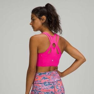 Lululemon sonic pink stash it bra